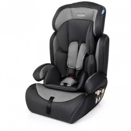 Автокресло детское, Bambi M 3546 Dark Grey, автокресло и бустер 2 в 1, вес ребенка 9-36 кг (группа 1-2-3) 