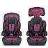 Автокресло детское, Bambi M 3546 Pink Gray, автокресло и бустер 2 в 1, вес ребенка 9-36 кг (группа 1-2-3)