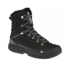 Зимние высокие утеплённые мужские ботинки QUECHUA 100 HIGH WARM  39/25.5 см Black