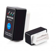Cканер адаптер диагностический для диагностики автомобиля, OBD ELM327 Bluetooth 1.5v двухплатный OBDII черный Cканер адаптер диагностический для диагностики автомобиля, OBD ELM327 Bluetooth 1.5v двухплатный OBDII черный