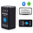 Cканер адаптер диагностический для диагностики автомобиля, OBD ELM327 Bluetooth 1.5v двухплатный OBDII черный
