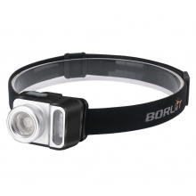 Cветодиодный налобный фонарь BORUiT B36 XP-G2 + 2*3030 красный свет 5-Режимов фокусировки Головной фонарь для охоты, кемпинга, рыбалки