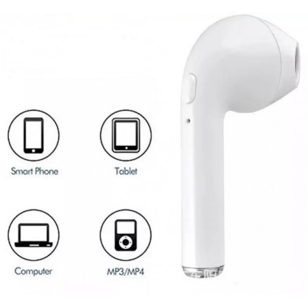 Наушник беспроводный HBQ I7s tws блютуз Bluetooth белый