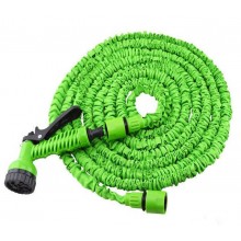 Шланг для полива MAGIC HOSE 22,5 м поливочный растягивающийся с распылителем Green