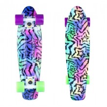 Скейтборд Пенни борд скейт Profi Action Penny Board 57см-15см Фиолетово зелёный Скейтборд Пенни борд скейт Profi Action Penny Board 57см-15см Фиолетово зелёный