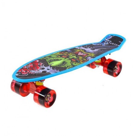 Скейтборд Пенни борд скейт Profi Action Penny Board 57см-15см Марвел