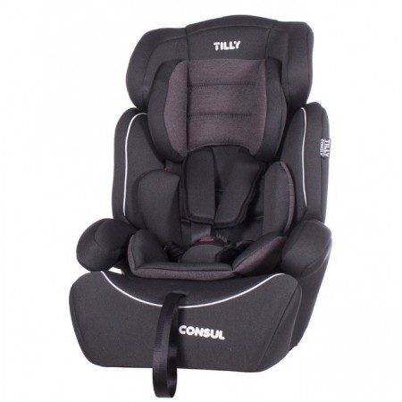 Автокресло детское, Tilly consul T-531/1 gray группа 1-2-3 /4/