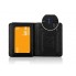Портмоне бумажник-Power Bank мужской ZHUSE PB-011B с функцией подзарядки смартфона 4000 mAh Lightning/micro USB кожа PU черный