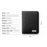 Портмоне бумажник-Power Bank мужской ZHUSE PB-011B с функцией подзарядки смартфона 4000 mAh Lightning/micro USB кожа PU черный