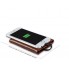 Портмоне бумажник-Power Bank мужской ZHUSE PB-018 с функцией подзарядки смартфона 4000 mAh Lightning/micro USB кожа PU коричневый