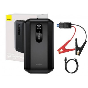 Пускозарядное Устройство Бустер Baseus Super Energy 10000mAh 1000A для авто, Jump Starter, Power Bank, Фонарик
