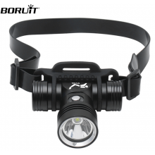 Cветодиодный налобный фонарь BORUiT YHX-1362 XML-L2 LED Белый свет для дайвинга, подводной охоты