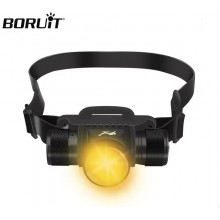 Cветодиодный налобный фонарь BORUiT YHX-1362 XML-L2 LED Желтый свет для дайвинга, подводной охоты
