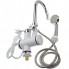 Кран-водонагреватель с душем проточный Delimano c LCD дисплеем 3000 Вт с нижним подключением