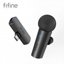 Беспроводной петличный записывающий микрофон FIFINE M6, мини-микрофон Type-C для мобильного телефона/планшета/ноутбука, прямые трансляции/видеоблог/интервью Беспроводной петличный записывающий микрофон FIFINE M6, мини-микрофон Type-C для мобильного телефона/планшета/ноутбука, прямые трансляции/видеоблог/интервью