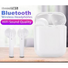 Наушники беспроводные HBQ I8s mini tws блютуз Bluetooth White Наушники беспроводные HBQ I8s mini tws блютуз Bluetooth White
