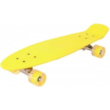Скейтборд Пенни борд скейт Profi Action Penny Board 57см-15см желтый Скейтборд Пенни борд скейт Profi Action Penny Board 57см-15см желтый