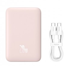 УМБ Павербанк Baseus Magnetic Mini Power Bank 10000mAh 20W (PPCXM10) Pink УМБ Павербанк Baseus Magnetic Mini Power Bank 10000mAh 20W (PPCXM10) Pink