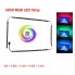 USB гибкая Светодиодная RGB 5050 LED лента DC5V  фонового освещения ТВ .