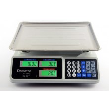 Весы торговые Domotec 50kg/5g MS 208 6V встроенный 6V аккумулятор