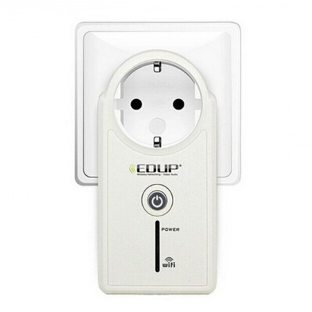 Умная Wi-Fi розетка EDUP Wall Socket Remote Style Controlled Via Internet LAN Control iOS Android Support