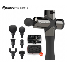 Массажер Антистрес терапевтический Booster Pro3 Черный 6 насадок 