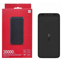 УМБ Павербанк, внешний аккумулятор Xiaomi Redmi Power Bank 20000mAh 2xUSB QC3.0 18W PB200LZM Black (VXN4304GL) УМБ Павербанк, внешний аккумулятор Xiaomi Redmi Power Bank 20000mAh 2xUSB QC3.0 18W PB200LZM Black (VXN4304GL)