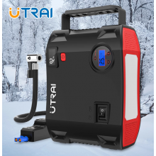 Пускозарядное Устройство Бустер UTRAI Car Jamp Starter Super Energy 24000 мAч 4 в 1 с функциями LED Фонарика, Воздушный Компрессор, Power Bank 